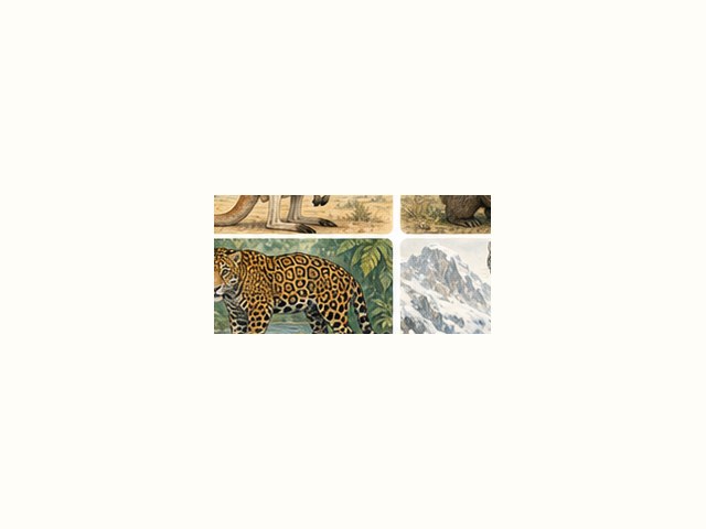ジャガーの図鑑イラスト