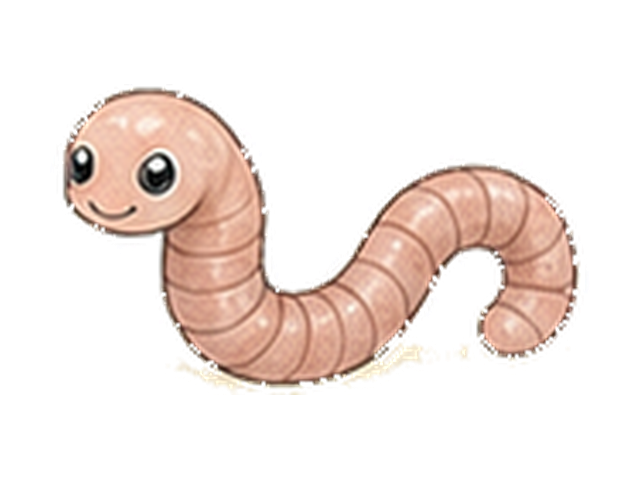 ミミズの図鑑イラスト