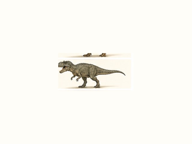 アクロカントサウルスの図鑑イラスト