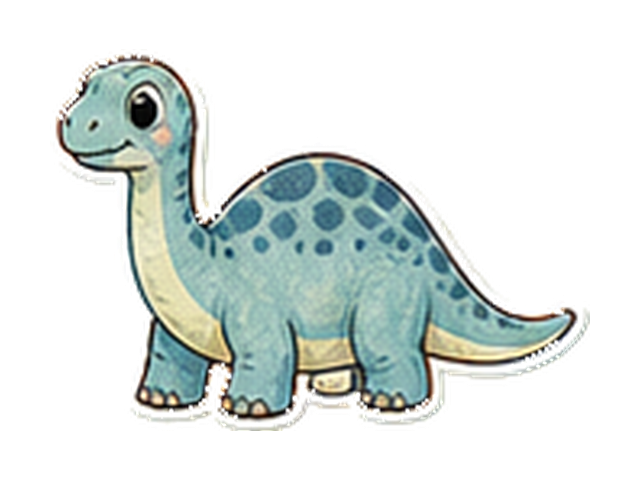 アパトサウルスの子ども向け図鑑イラスト