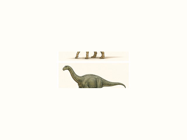 カマラサウルスの図鑑イラスト