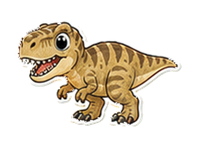 カルカロドントサウルスの子ども向け図鑑イラスト
