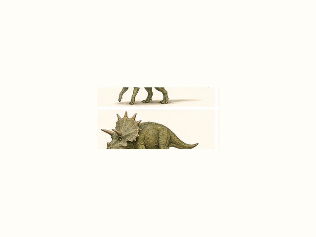 セントロサウルスの図鑑イラスト