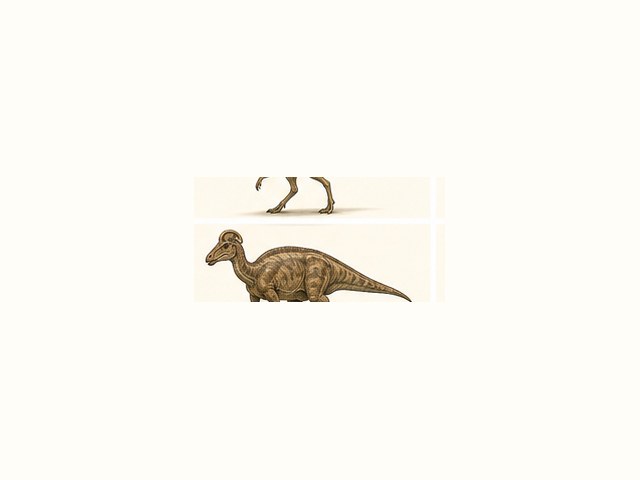 ランベオサウルスの図鑑イラスト