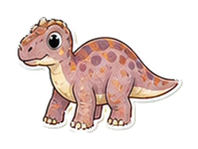 マイアサウラの子ども向け図鑑イラスト