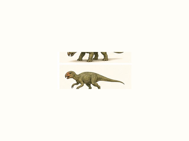 プシッタコサウルスの図鑑イラスト