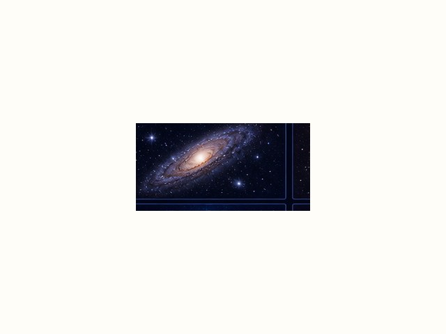 アンドロメダ銀河の図鑑イラスト