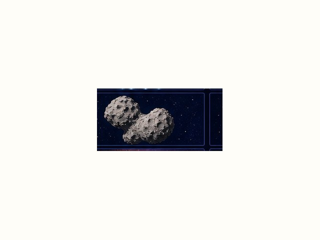 チュリュモフ・ゲラシメンコ彗星の図鑑イラスト