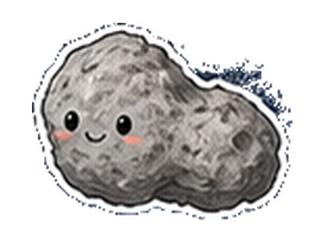 チュリュモフ・ゲラシメンコ彗星の子ども向け図鑑イラスト