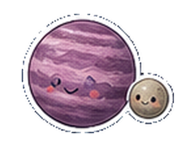 太陽系外惑星の子ども向け図鑑イラスト