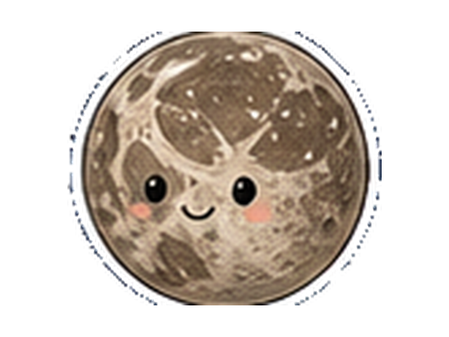 ガニメデの子ども向け図鑑イラスト
