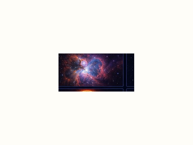 オリオン大星雲の図鑑イラスト