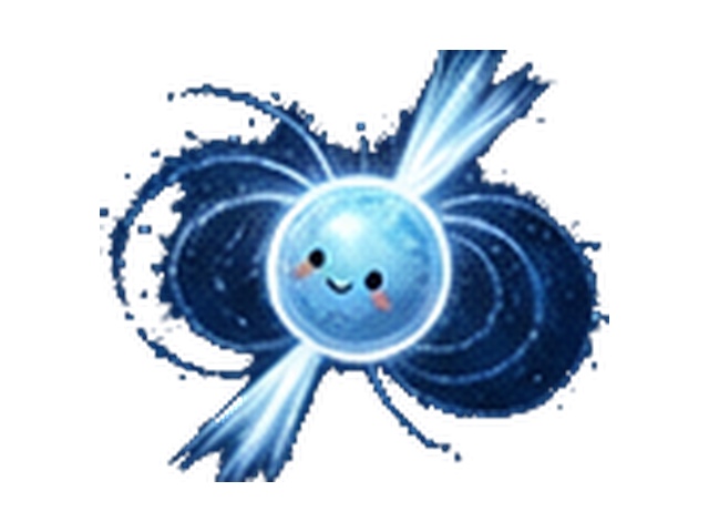 パルサーの子ども向け図鑑イラスト