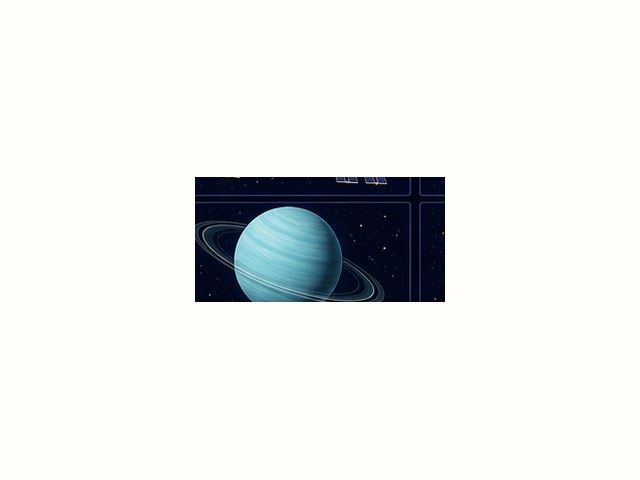 天王星の図鑑イラスト