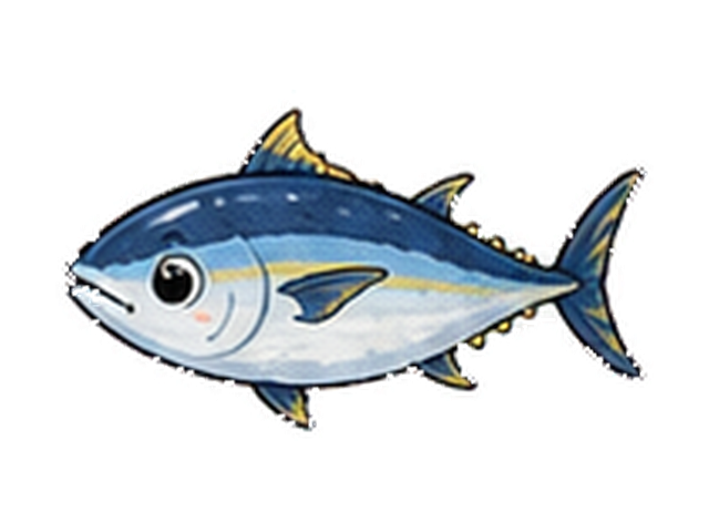 クロマグロの子ども向け図鑑イラスト
